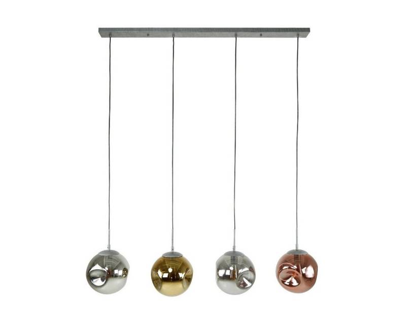 Liadomo Pendelleuchte Arches, ohne Leuchtmittel, Glasschirme in Gold/Kupfer/Chrom Liadomo Pendelleuchte Arches, ohne Leuchtmittel, Glasschirme in Gold/Kupfer/Chrom von Liadomo