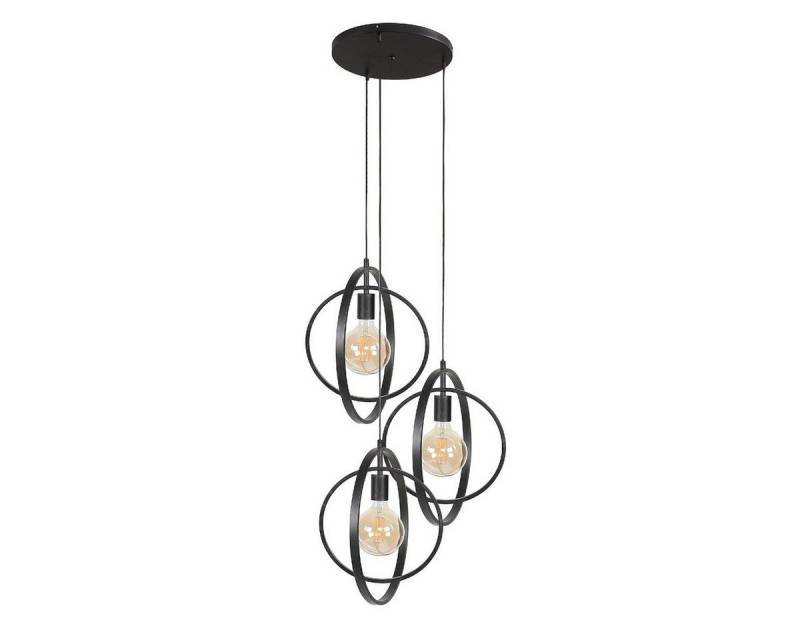 Liadomo Pendelleuchte Houston Rondell, ohne Leuchtmittel, Rondell-Hängelampe im Industrial Style von Liadomo