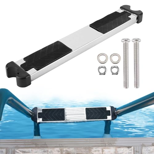 1 Stück 304 Edelstahl Poolleiter Ersatzstufe, Schwimmbadleitern Pedale Mit Schrauben, Poolleiter Stufen Ersatz Für Swimmingpool SAPs Spas von Liakyunf