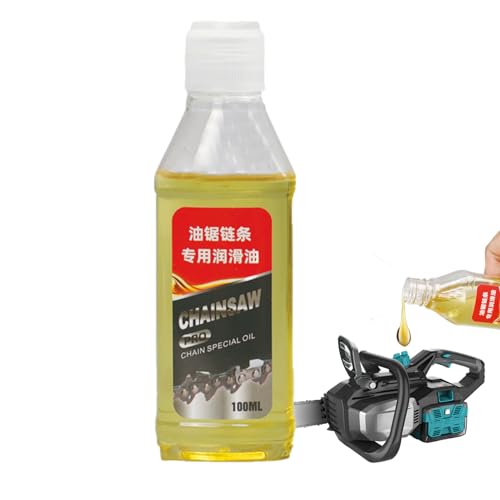 Kettensägenöl, Kettensäge Ölschmiermittel, Synthetische Lösungsmittel Rostbesische, Tief Durchdringendes Lösungsmittel Für Garage, Türscharnier, Hedge, 100ml von Liakyunf