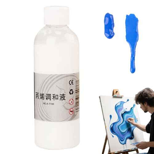 Liakyunf Akrylfarben Verdünner, 100ml Acryl Verdünnungsmedium, Flüssiges Additiv Für Palettenvorbereitung Farbmischung Miniaturen Studenten Lehrer Liakyunf Akrylfarben Verdünner, 100ml Acryl Verdünnungsmedium, Flüssiges Additiv Für Palettenvorbereitung Farbmischung Miniaturen Studenten Lehrer von Liakyunf