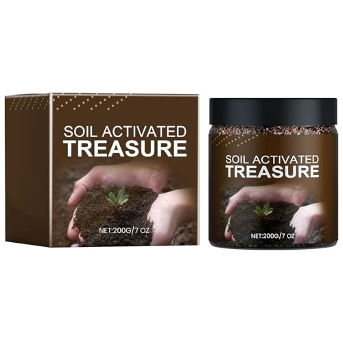 Liakyunf Bodenaktivator für Gemüse,Dünger Für Sämlinge Innenbereich | 200g Natur-Bodenaktivator für Garten, Hochbeet, Rasen & Innenräume von Liakyunf