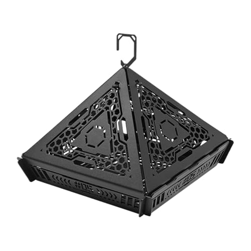 Liakyunf Lampenschirm,Tragbarer Metallspulenhalter - 304 Edelstahl Klappbarer Hitzebeständiger Halter Für Innenbereich Garten Camping Terrasse von Liakyunf
