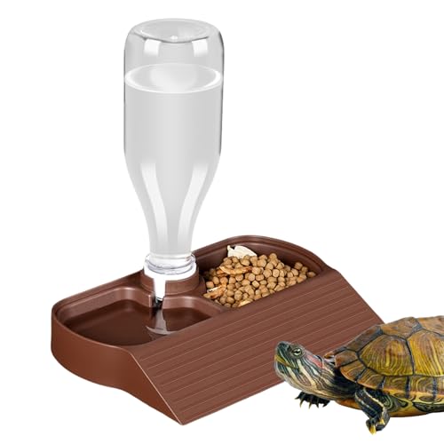 Liakyunf Reptilien Wasserschale - Automatischer Wasserspender für Reptilien,Automatische Futter- Und Wasserspender Zubehör Für Terrarium von Liakyunf