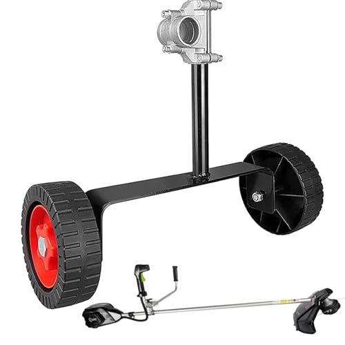 Stütz Für Rasentrimmer, Verstellbare Hilfs, Rasenmäher-Stützrad, Grasschneiderteile, Rasenwerkzeuge, Motorsense-Rad von Liakyunf