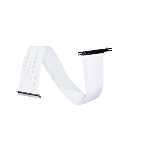 Lian Li PW-PCIV-4-90W PCIe Riser-Kabel, PCIe 4.0, 900mm, Weiß von Lian Li