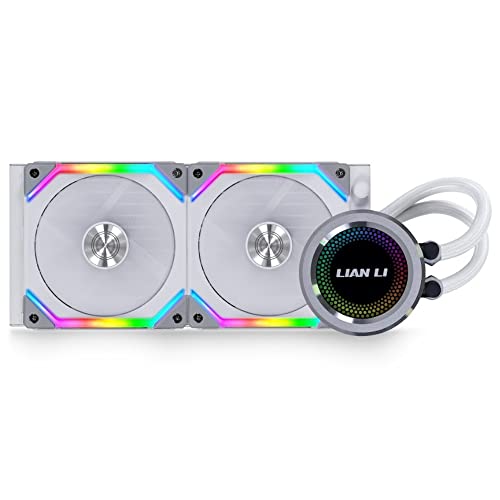 Lian-Li kompatibel GALAHAD 240 SL v2, Komplett-Wasserkühlung, ARGB - weiß von Lian Li