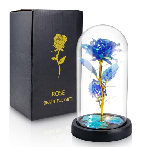 Lian Geburtstagsgeschenke für Frauen, Muttertag Blumen Geschenke für Mutter Frau von Kindern Tochter Sohn Ehemann, Regenbogen leuchten Rose in Einer Glaskuppel Geschenke für Mutter Frau, Muttertag Lian Geburtstagsgeschenke für Frauen, Muttertag Blumen Geschenke für Mutter Frau von Kindern Tochter Sohn Ehemann, Regenbogen leuchten Rose in Einer Glaskuppel Geschenke für Mutter Frau, Muttertag von Lian