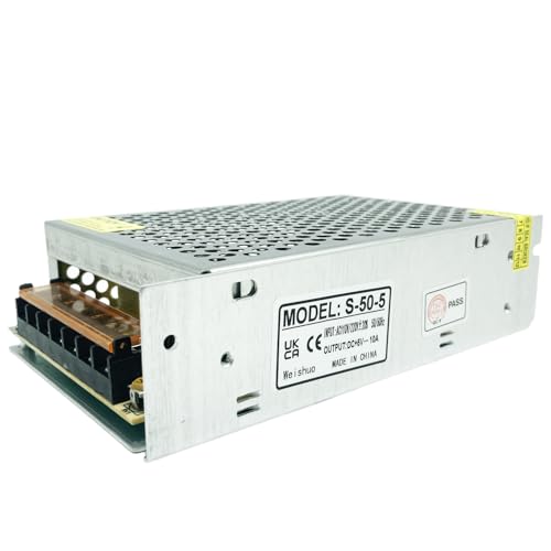LianShi 5V 10A 50w Universal Schaltnetzteil ​geregelter Transformator urzschluss und Überstromschutz AC220V to DC5V Für industrielle Automatisierung 3D-Drucker LED-Licht von LianShi