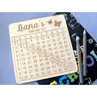 Kleines Einmaleins Tafel | Das Kleine 1x1 Personalisiert - Verschiedene Motive Kleines Einmaleins Tafel | Das Kleine 1x1 Personalisiert - Verschiedene Motive von LianaCreativeArt