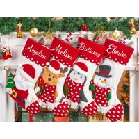 2025 Embroidered Christmas Stockings, Personalized 3D Stockings, Family Stockings With Name, Monogram Stocking, Holiday Decor 2025 Embroidered Christmas Stockings, Personalized 3D Stockings, Family Stockings With Name, Monogram Stocking, Holiday Decor von Lianetze