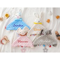 Personalised Baby Blanket Gift, Embroidered Comforter, Baby Gift For Newborn Shower Gift, Sensory Appease Towel, Baby Keepsake Personalised Baby Blanket Gift, Embroidered Comforter, Baby Gift For Newborn Shower Gift, Sensory Appease Towel, Baby Keepsake von Lianetze