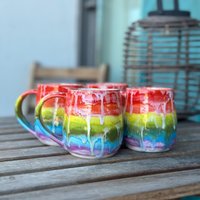 Regenbogen Tasse Regenbogen Tasse von LiannaKlassenArt