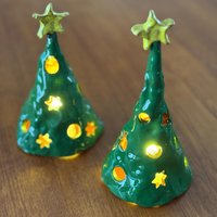 Votiv Weihnachtsbaum Aus Keramik Votiv Weihnachtsbaum Aus Keramik von LiannaKlassenArt