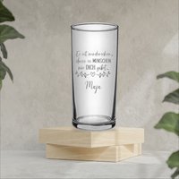 Personalisiertes Glas Mit Gravur - Das Ideale Geschenk Für Deine Beste Freundin Saftglas, Wasserglas, Graviert Wunschnamen von LiasWerkstatt