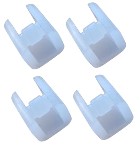 Libaro Original Ersatz-Puffer Ersatzfuß Hocker Meran (4er-Set transparent) von Libaro