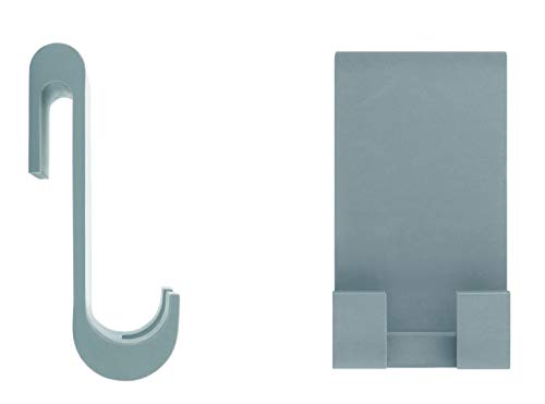 Libaro XXL Duschabzieher FARINI Edelstahl mit Silikon-Haken Duschwischer Fensterabzieher für Bad Dusche Fliesen Fenster (Haken) von Libaro