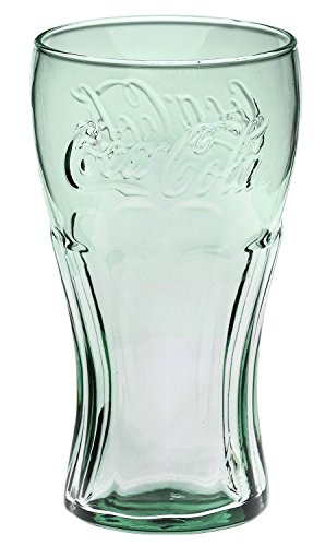 Classic Coca-Cola Glass in Georgia Green 17.2oz/510ml Coke Glass by Libbey von Libbey