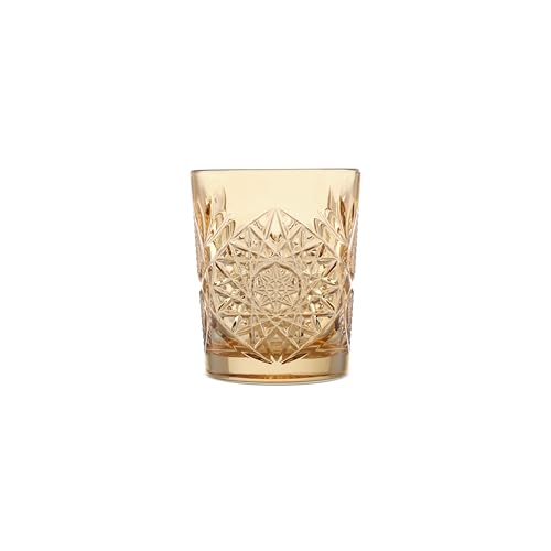 LIBBEY 71100 Trinkglas/Cocktailglas, D.O.F. "HOBSTAR", 355 ml, orange 12er Set von Libbey