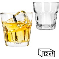 LIBBEY Gläser-Set "Rocks Glas -GIBRALTAR- 207 ml, Ø: 8 cm, H: 8 cm, 12er Set" hochwertig verarbeitet, im modernen Design von Libbey