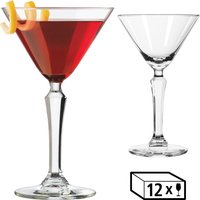 LIBBEY Martiniglas "Libbey Cocktailglas 12er Set -SPEAKEASY-" 147 ml, hochwertig verarbeitet, im modernen Design von Libbey