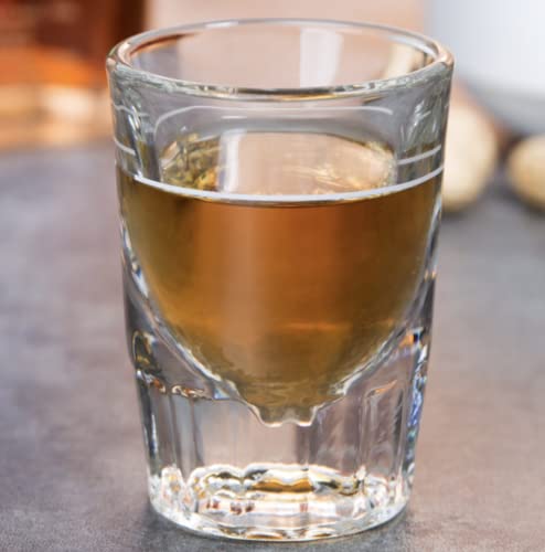 Libbey 5126/A0007 Whiskey-/Schnapsglas, geriffelt, 57 ml, mit 28 ml Fassungsvermögen, 6 Stück von Libbey