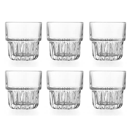 Libbey Trinkglas Everest - 355 ml / 35,5 cl - 6er Set - stapelbar - spülmaschinenfest - hohe Qualität von Libbey