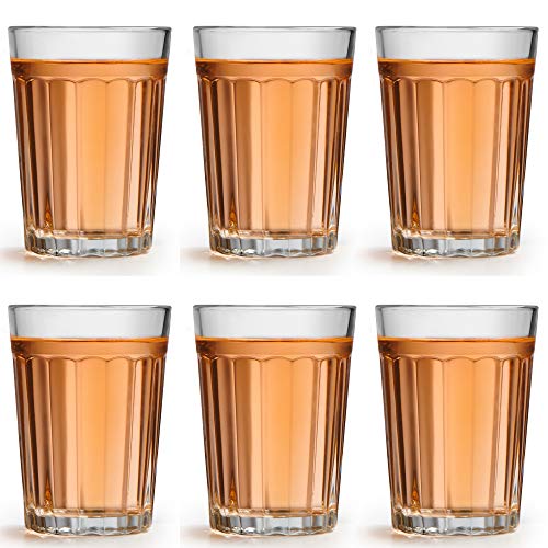 Libbey Paneled Tumbler Trink gläser - 250 ml / 25 cl - 6 Stucke - Spülmaschinenfest - Hohe Qualität - Made in Europe - Wassergläser von Libbey