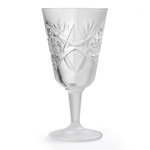 Libbey Weinglas, Rotweinglas, Weißweinglas - Hobstar - 1 Stück - Matt - Kristallglas - 300 ml von Libbey