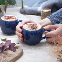 Keramik Kuschelbecher - Midnight Blue Glaze von LibbyBallardCeramics