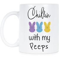 Chillin With My Peeps Osterbecher Lustige Ostern von LibbysDesignStore