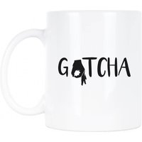 Circle Game Gotcha Made You Look Hand Prank Becher Circle Game Gotcha Made You Look Hand Prank Becher von LibbysDesignStore