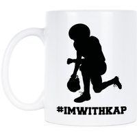 Colin Kaepernick Black Lives Matter Take A Knee Ich Bin Mit Kap Becher von LibbysDesignStore