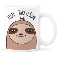 Faultier Becher Geschenk Tier Lustige Süße Kaffee Tasse von LibbysDesignStore