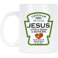 Lustige Christliche Tasse Mit Dem Relish Him Design "Catch Up With Jesus' - Perfektes Auf Glauben Basierendes Geschenk Lustige Christliche Tasse Mit Dem Relish Him Design "Catch Up With Jesus' - Perfektes Auf Glauben Basierendes Geschenk von LibbysDesignStore