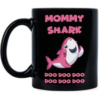 Mommy Shark Mug Daddy Mom Mama Mommy Shark Mug Daddy Mom Mama von LibbysDesignStore