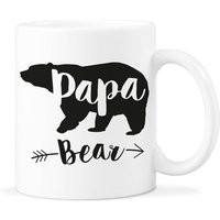 Papa Bär Tasse Geschenk Für Papas Geburtstag, Vatertagskaffeetasse von LibbysDesignStore