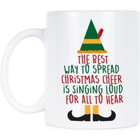 Tasse Mit Weihnachtsmotiv Elfenfilm Zitat, Lauter Singen von LibbysDesignStore