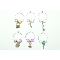 Girl Es Night Out Design Weinglas Charms Von Libby Market Place von LibbysMarketPlace