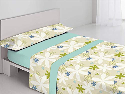 Libela Marga Bettwäsche-Set, Grün C6, Bett mit 105 cm von Libela