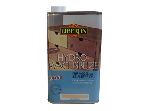 500 ml LIBERON HYDRO-WACHSBEIZE WACHS BEIZE (Eiche Hell) von Liberon