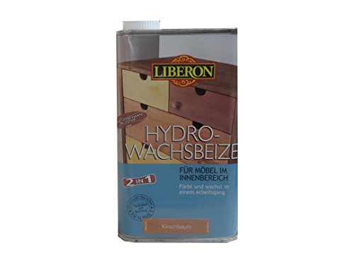 500 ml LIBERON HYDRO-WACHSBEIZE WACHS BEIZE (Kirschbaum) von Liberon