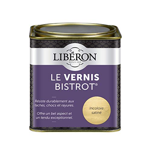 Liberon 536474 Vernis bistrot Lack 0,5 l seidenmatt farblos von LIBERON
