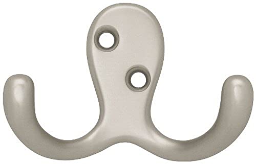 Liberty B46114Q-SN-C5 Doppelzacken-Kleiderhaken, Nickel, mattes Nickel Liberty B46114Q-SN-C5 Doppelzacken-Kleiderhaken, Nickel, mattes Nickel von Liberty Hardware
