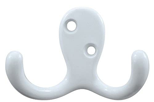 Liberty Hardware B46114Q-W-C5 Kleiderhaken mit zwei Zinken, Weiß Liberty Hardware B46114Q-W-C5 Kleiderhaken mit zwei Zinken, Weiß von Liberty Hardware