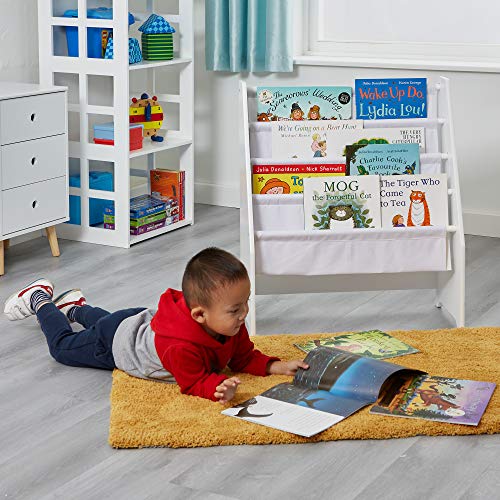 Liberty House Toys Buch Display Leinwand Taschen, Holz, Weiß von Liberty House Toys