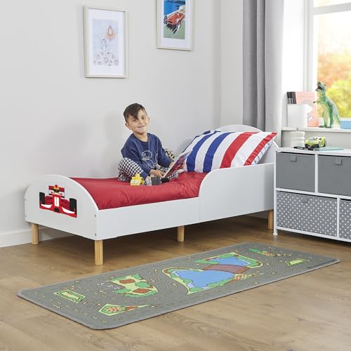 Liberty House Toys Kinderbett Formel 1, H 68 x B 74 x T 144 cm von Liberty House Toys