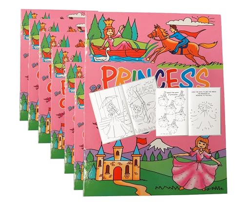 10 Malbücher Prinzessin Mini Malbuch Mitgebsel Mini Malbuch Mädchen Kinderparty Geschenk Mädchen Kindergeburtstag von Libetui