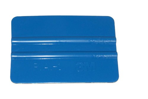 3M Rakel blau Kunststoffrakel Handrakel Verkleberakel Kunststoff zur kratzerfreien Folienverklebung 100mm x 70mm (1) von Libetui