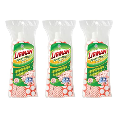 Libman 1208 Wonder Mop Nachfüllpackung (3 Stück) von Libman